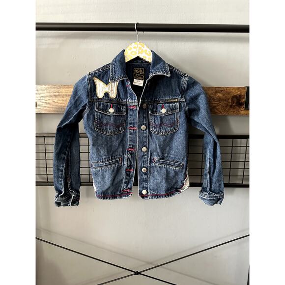 Lucky Brand Vintage Girls Denim Coat | Size 12/14 - Picture 1 of 4